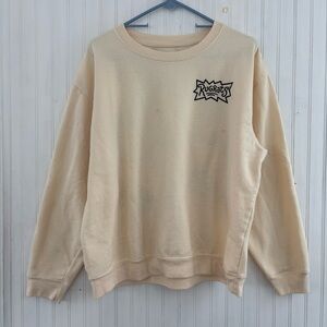 Nickelodeon Rugrats Cream Sweatshirt Crewneck 90s 2000s Millennial Size XL